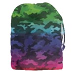 Rainbow Camouflage Drawstring Pouch (3XL)