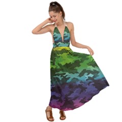Backless Maxi Beach Dress 
