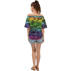 Off Shoulder Short Sleeve Top 