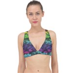 Rainbow Camouflage Classic Banded Bikini Top