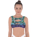 Rainbow Camouflage Bandaged Up Bikini Top