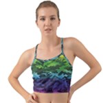 Rainbow Camouflage Mini Tank Bikini Top