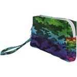 Rainbow Camouflage Wristlet Pouch Bag (Small)