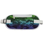 Rainbow Camouflage Rounded Waist Pouch