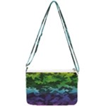 Rainbow Camouflage Double Gusset Crossbody Bag