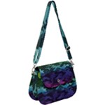 Rainbow Camouflage Saddle Handbag