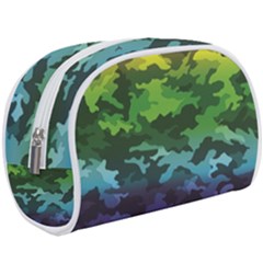 Rainbow Camouflage Make Up Case (Large) from ArtsNow.com