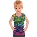 Rainbow Camouflage Kids  Sport Tank Top