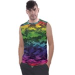 Rainbow Camouflage Men s Regular Tank Top