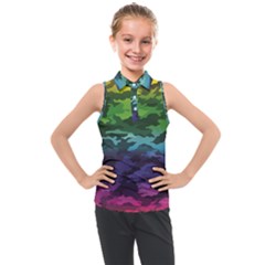 Kids  Sleeveless Polo T-Shirt 