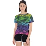 Rainbow Camouflage Open Back Sport Tee