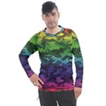 Rainbow Camouflage Men s Pique Long Sleeve Tee