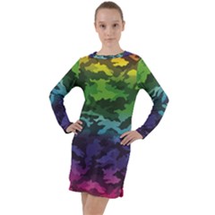 Long Sleeve Hoodie Dress 