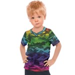 Rainbow Camouflage Kids  Sports Tee