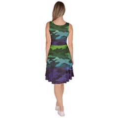 Knee Length Skater Dress With Pockets 