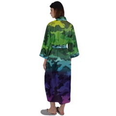 Maxi Satin Kimono 