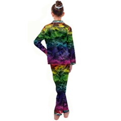Kids  Satin Long Sleeve Pajamas Set 