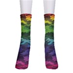 Rainbow Camouflage Men s Crew Socks