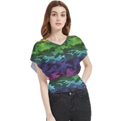 Butterfly Chiffon Blouse 