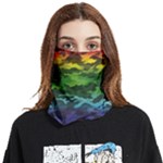 Rainbow Camouflage Face Covering Bandana (Two Sides)