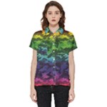 Rainbow Camouflage Short Sleeve Pocket Shirt