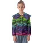 Rainbow Camouflage Kids  Peter Pan Collar Blouse