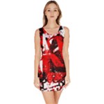 Red Graffiti Bodycon Dress