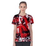 Red Graffiti Women s Cotton Tee