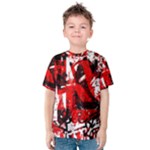 Red Graffiti Kids  Cotton Tee
