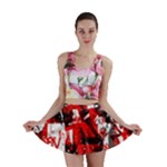 Red Graffiti Mini Skirt