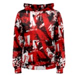 Red Graffiti Women s Pullover Hoodie