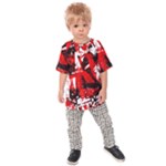 Red Graffiti Kids  Raglan Tee