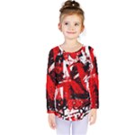 Red Graffiti Kids  Long Sleeve Tee