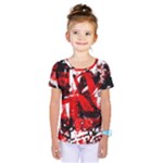 Red Graffiti Kids  One Piece Tee