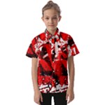 Red Graffiti Kids  Short Sleeve Shirt