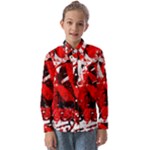 Red Graffiti Kids  Long Sleeve Shirt