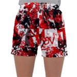 Red Graffiti Sleepwear Shorts