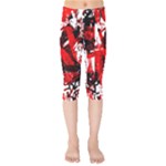 Red Graffiti Kids  Capri Leggings 