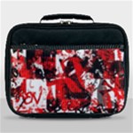 Red Graffiti Lunch Bag