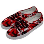 Red Graffiti Men s Classic Low Top Sneakers