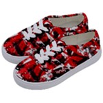 Red Graffiti Kids  Classic Low Top Sneakers