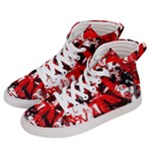 Red Graffiti Men s Hi-Top Skate Sneakers