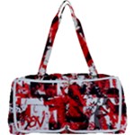 Red Graffiti Multi Function Bag