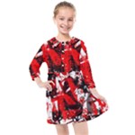 Red Graffiti Kids  Quarter Sleeve Shirt Dress