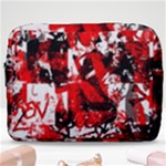 Red Graffiti Make Up Pouch (Large)