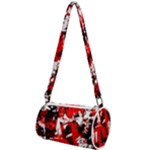 Red Graffiti Mini Cylinder Bag