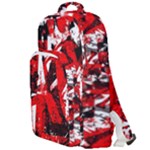 Red Graffiti Double Compartment Backpack