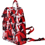 Red Graffiti Buckle Everyday Backpack