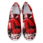 Red Graffiti Women s Slip On Sneakers