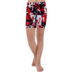 Red Graffiti Kids  Lightweight Velour Capri Yoga Leggings